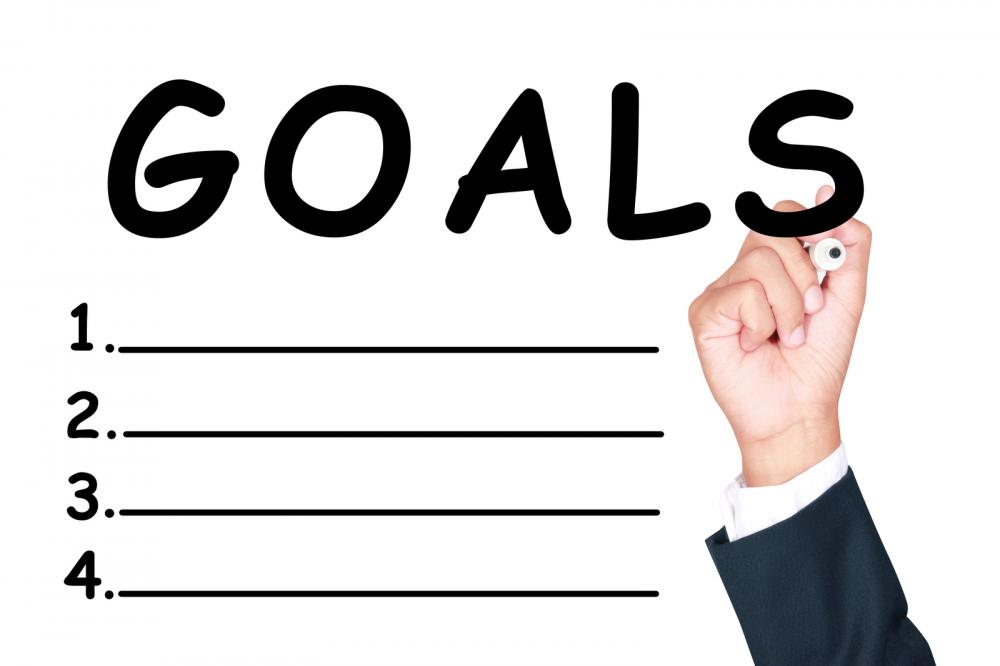 Write your list. Write your goals.