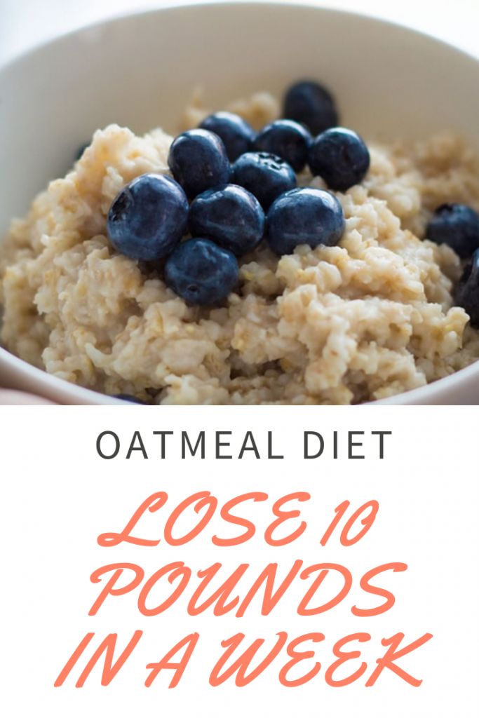 7Day Oatmeal Diet Plan To Lose up 10 Pounds In a Week HERTHEO