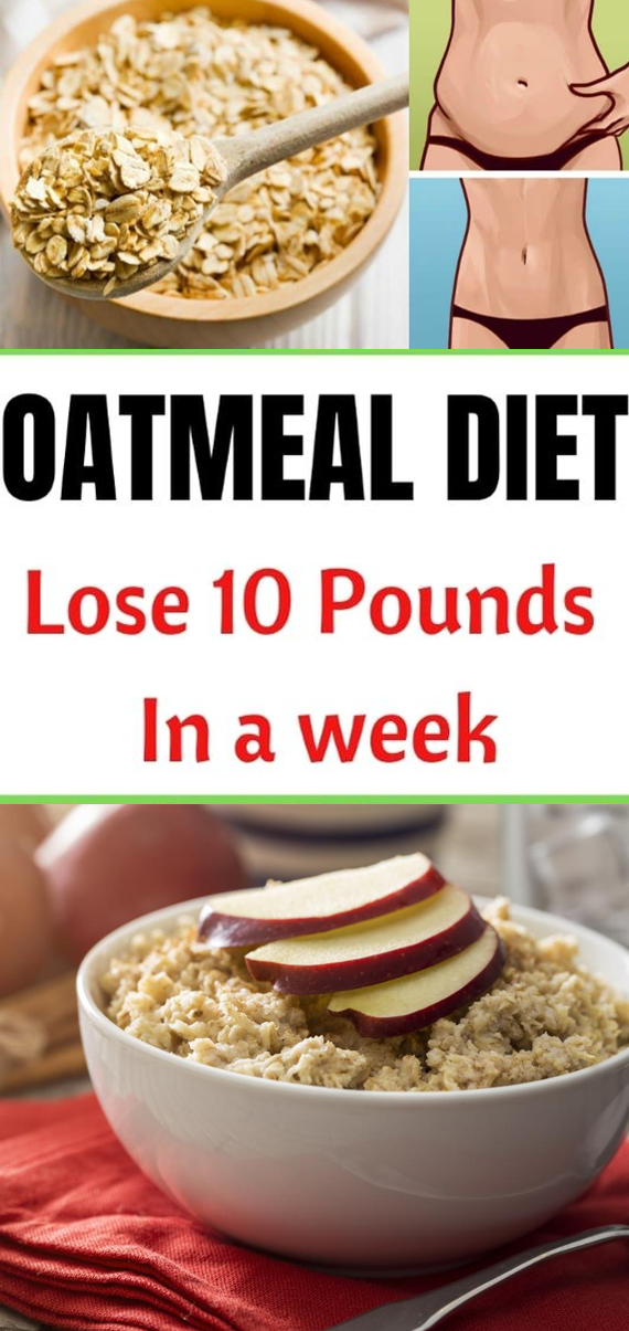 7Day Oatmeal Diet Plan To Lose up 10 Pounds In a Week HERTHEO