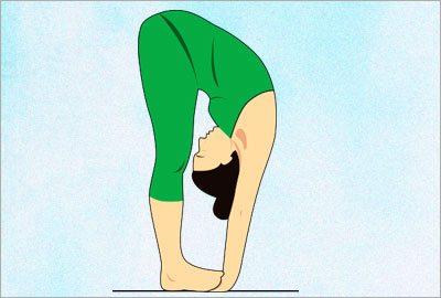 Padahastasana yoga asana