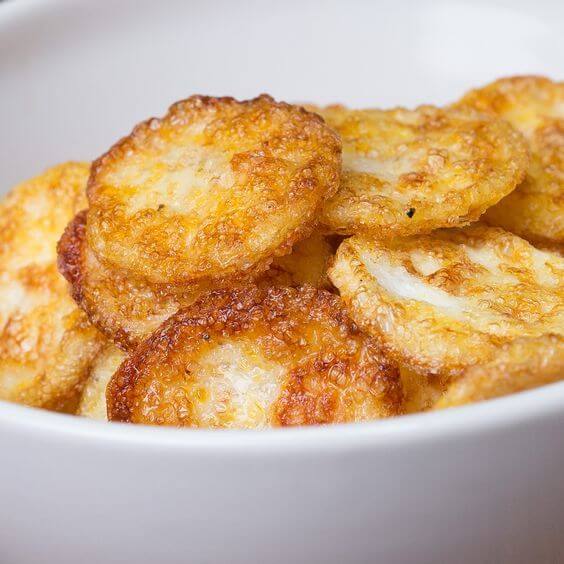 3. Parmesan Egg Chips