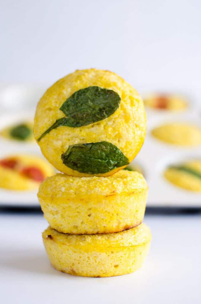 6. Simple Egg Muffins with Cauliflower and Cheese