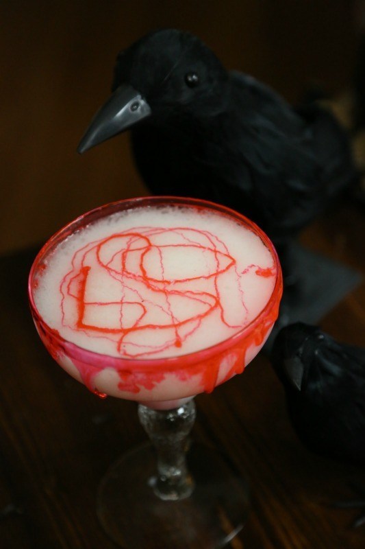 Spooky Halloween Cocktail Recipe - Bloody Colada Recipe