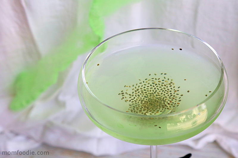 Spooky Halloween Cocktail Recipe - Toxic Spawn Martini