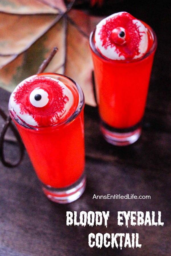 Spooky Halloween Cocktail Recipe - Bloody Eyeball Cocktail