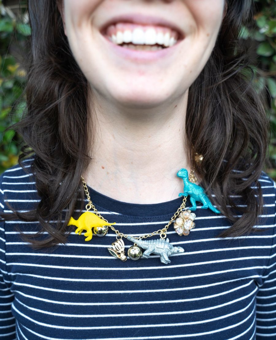 dinosaur necklace