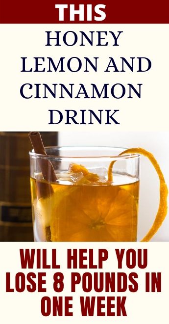 This Honey Lemon And Cinnamon Drink Will Help You Lose 8 Pounds In