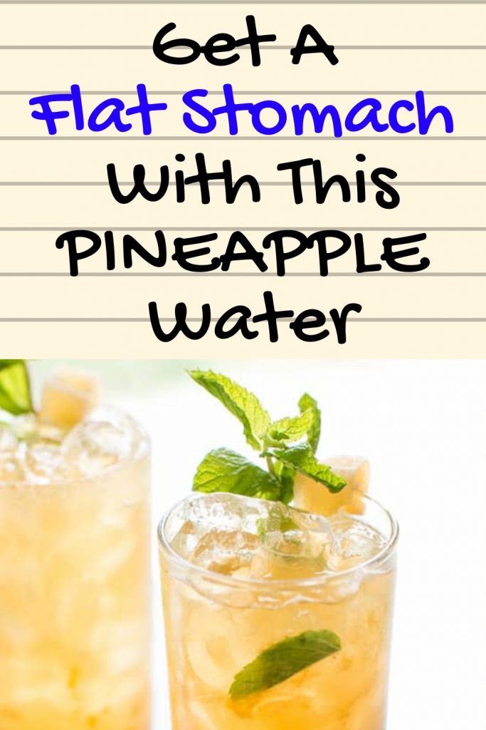 Get A Flat Stomach With This PINEAPPLE Water HERTHEO